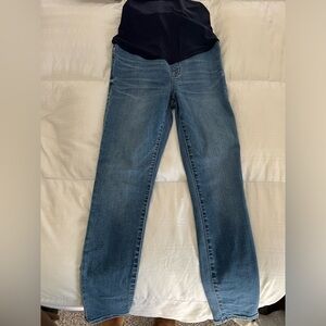 Madewell over the bump maternity jeans
